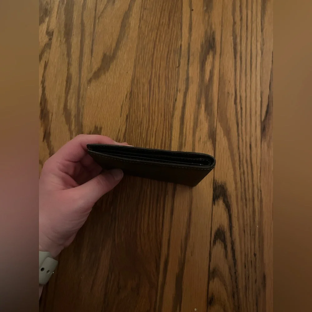 Michael Kors Dark Brown/Black Minimalist Classic Wallet